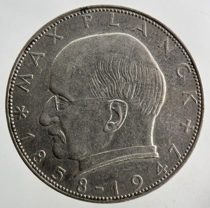 1958 Germany 2 Mark Coin | Fine Collectable Grade