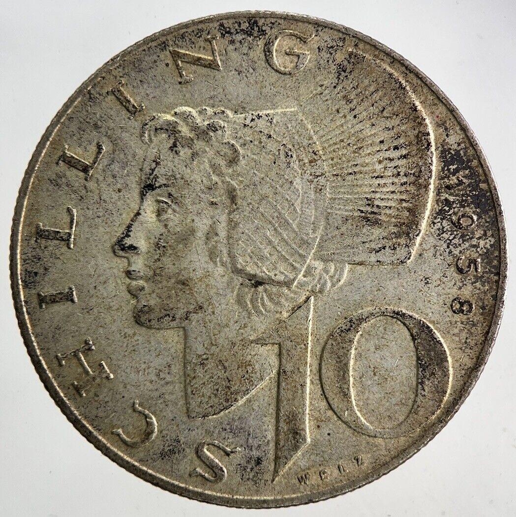 1958 Austria 10 Schilling Silver Coin | Collectable Grade