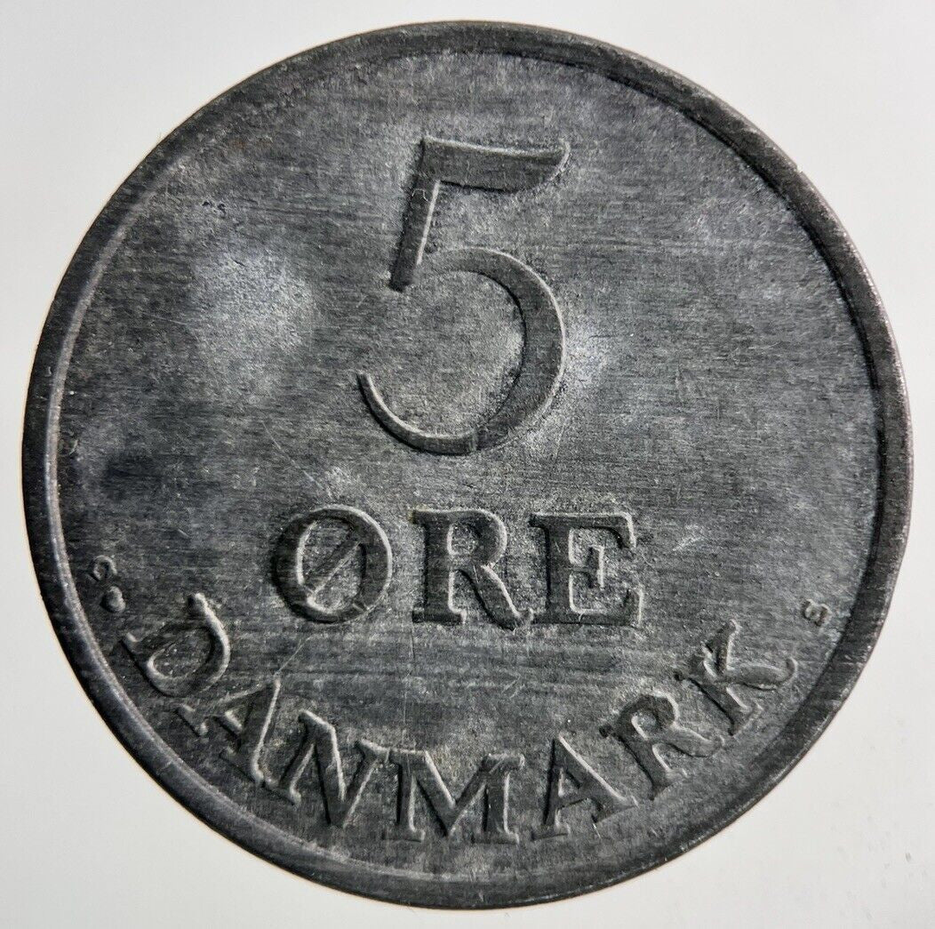 1958 Denmark 5 Ore Coin | Fine Collectable Grade