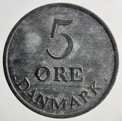 1958 Denmark 5 Ore Coin | Fine Collectable Grade