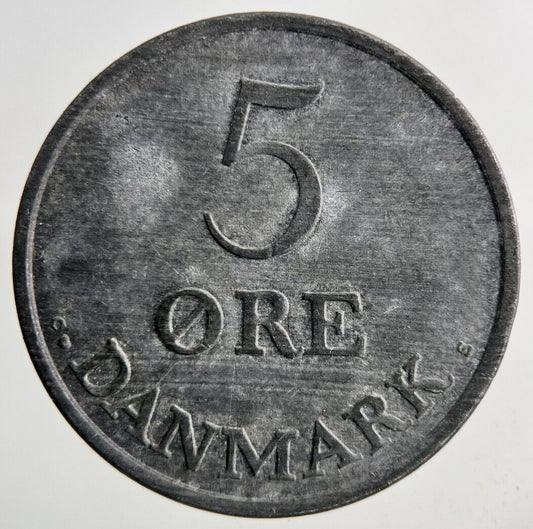 1958 Denmark 5 Ore Coin | Fine Collectable Grade