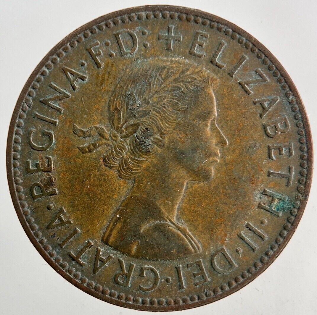 1958 Elizabeth II 2nd Half-Penny Coin | Fine Collectable Grade