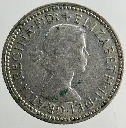 1958 Australia Sixpence Silver Coin | Very High Grade