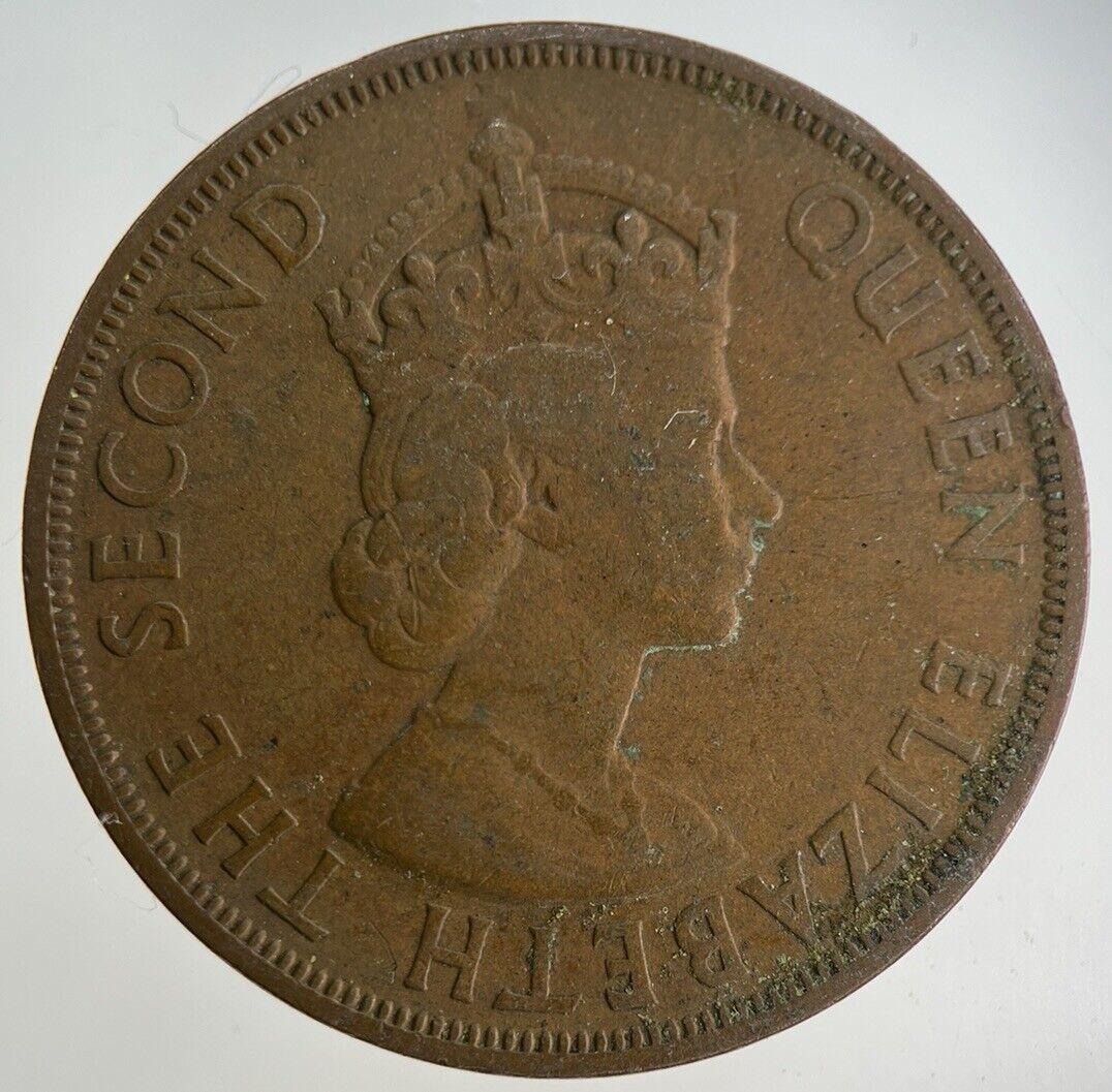 1958 British Caribbean Territories 2 Cents Coin | Fine Collectable Grade
