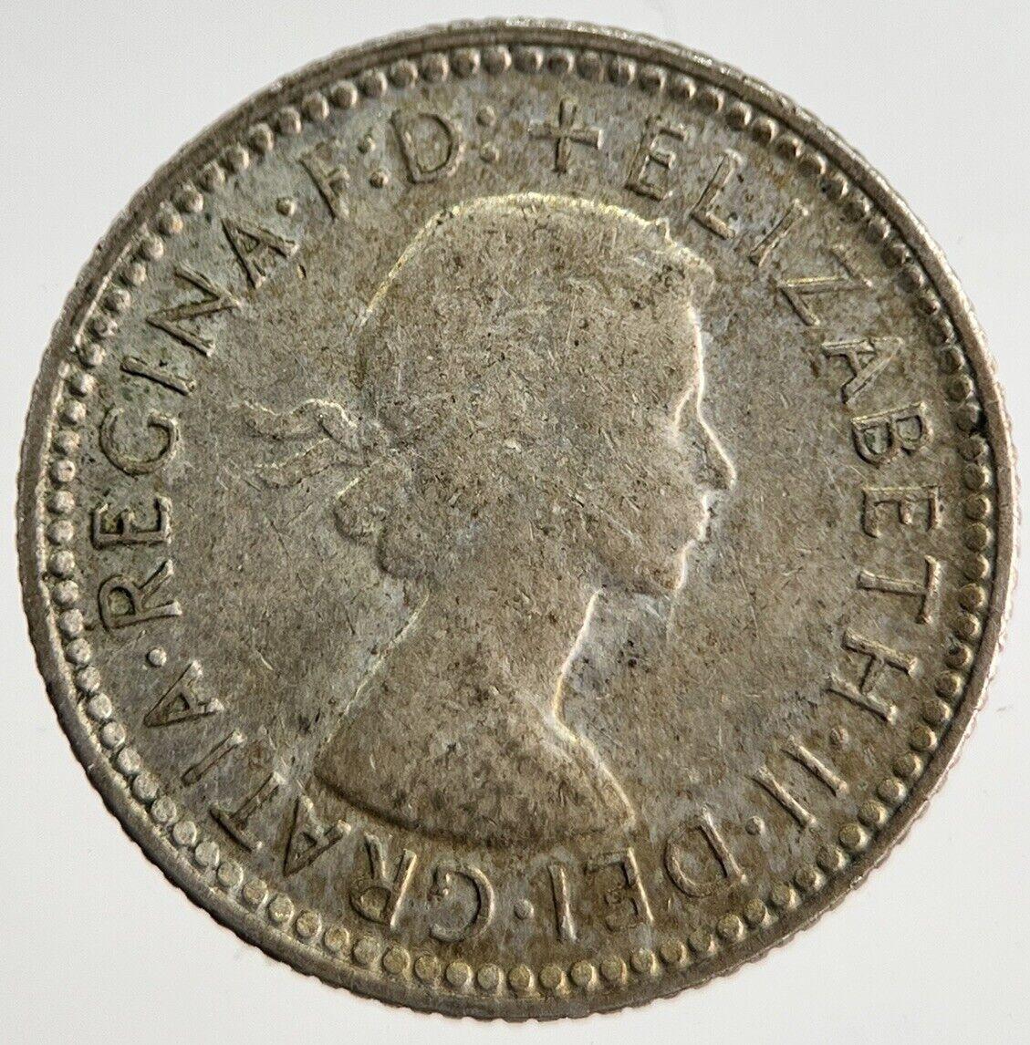 1959 Australia Sixpence Silver Coin | Fine Collectable Grade | a8414