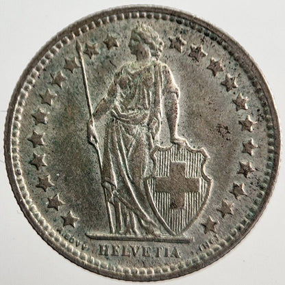 1958 Switzerland Swiss 1/2 Half Franc Silver Coin | Very High Grade | a7267
