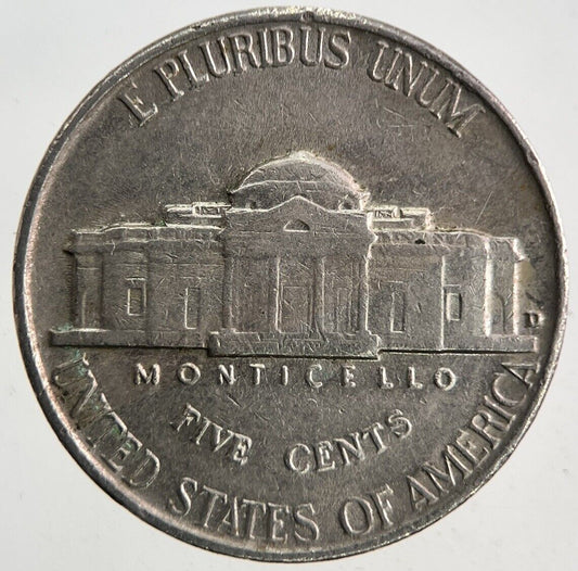 1958-D US USA Jefferson Nickel Coin | Fine Collectable Grade