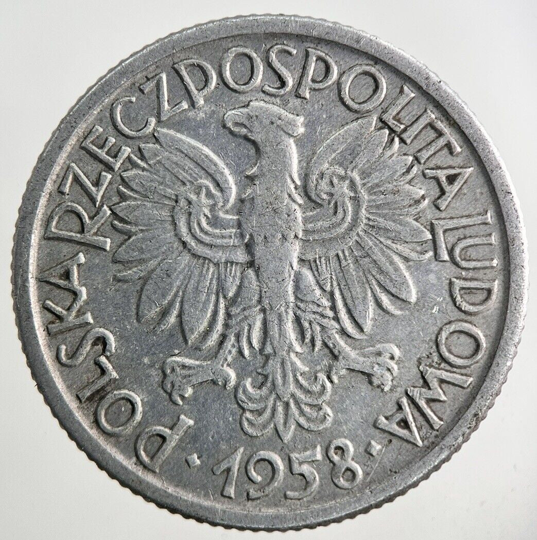 1958 Poland 2 Zlote Coin | Fine Collectable Grade