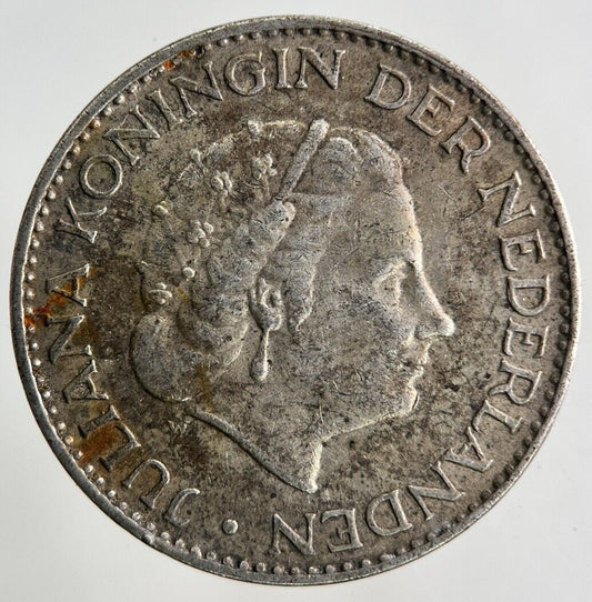 1958 Netherlands 1 Gulden Silver Coin | Fine Collectable Grade