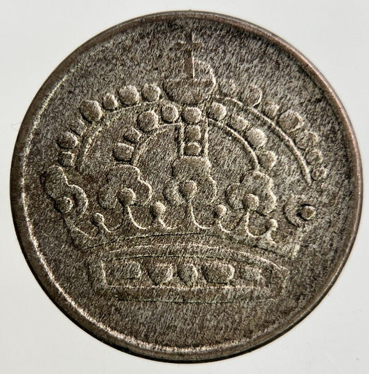 1958 Sweden 25 Ore Silver Coin | Fine Collectable Grade
