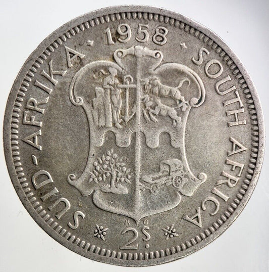 1958 South Africa Florin Silver Coin | Fine Collectable Grade