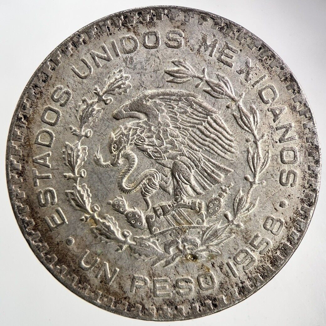1958 Mexico 1 Un Peso Silver Coin | Fine Collectable Grade