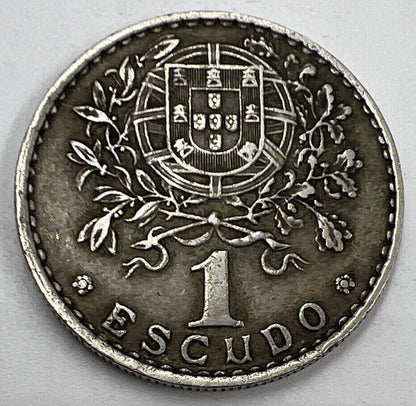 1958 Portugal 1 One Escudo Coin | Collectable Grade | a252