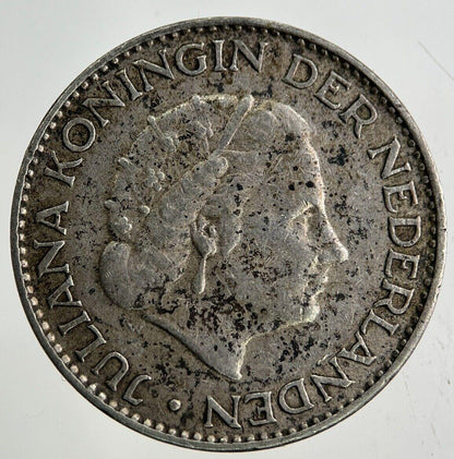 1958 Netherlands 1 Gulden Silver Coin | Very High Grade