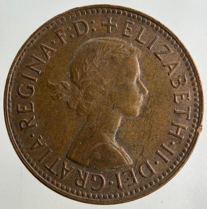 1959 Australia Half-Penny Coin | Fine Collectable Grade