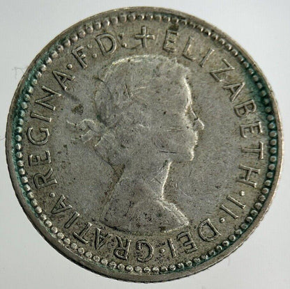 1959 Australia Sixpence Silver Coin | Very High Grade