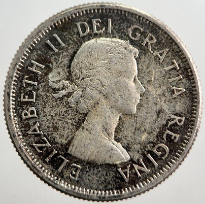 1959 Canada 25 Cents Silver Coin | Fine Collectable Grade | a7252