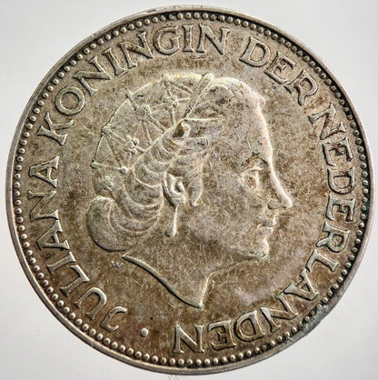 1959 Netherlands 2 1/2 Gulden Silver Coin | Very High Grade | a7961