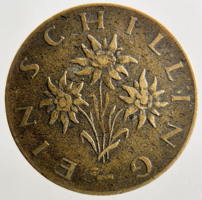 1959 Austria 1 Schilling Coin | Fine Collectable Grade