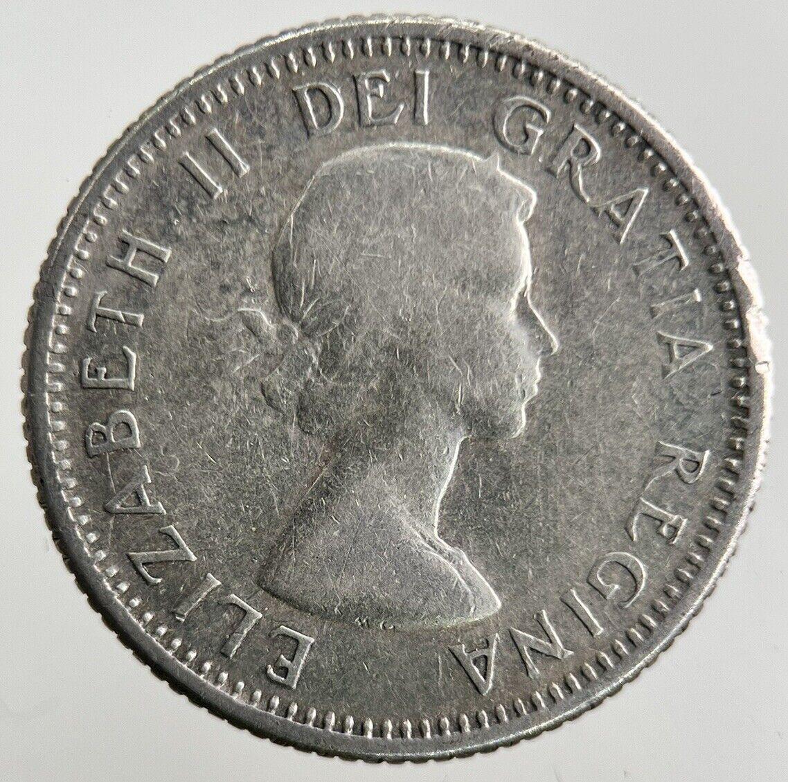 1959 Canada 10 Cents Silver Coin | Fine Collectable Grade