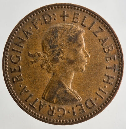 1959 Elizabeth II 2nd Half-Penny Coin | Fine Collectable Grade