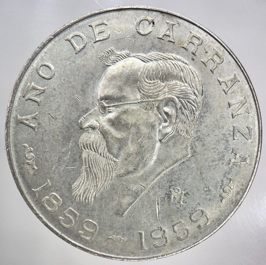 1959 Mexico 5 Pesos Silver Coin | Very High Grade
