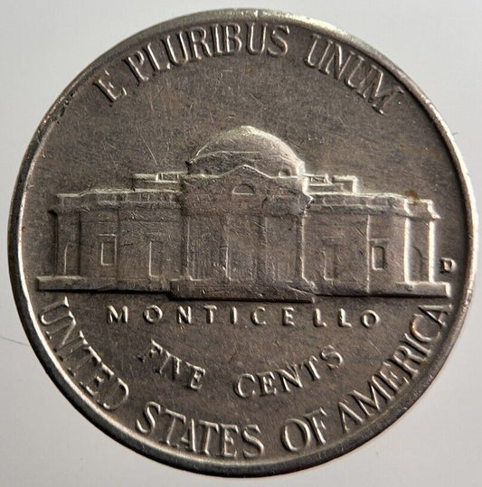 1959 US USA Nickel 5 Cents Coin | Collectable Grade | a1674