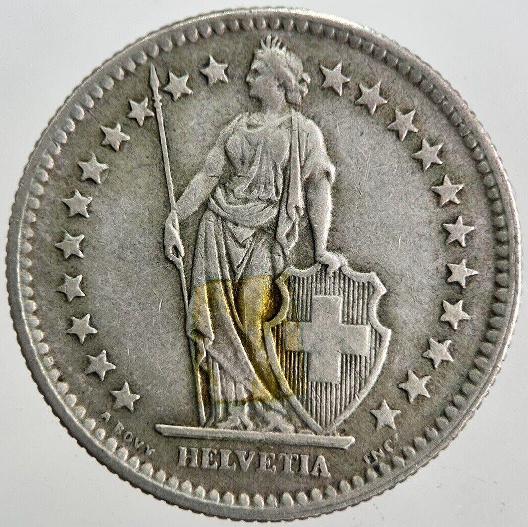 1959 Switzerland 2 Two Franc Silver Coin | Fine Collectable Grade | a7144