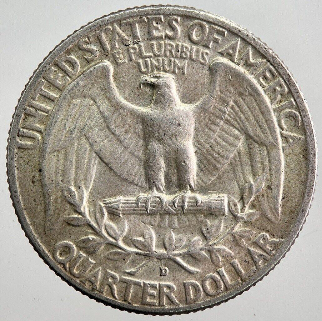 1959-D US USA Quarter Dollar Silver Coin | Very High Grade | a7943