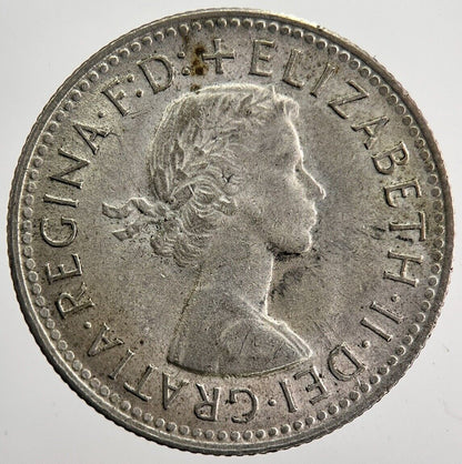 1960 Australia One Shilling Silver Coin | Very High Grade | a5886