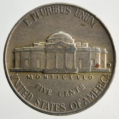 1959-D US USA Jefferson Nickel V 5 Cents Coin | Fine Collectable Grade