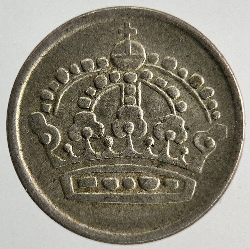 1959 Sweden 10 Ore Silver Coin | Fine Collectable Grade