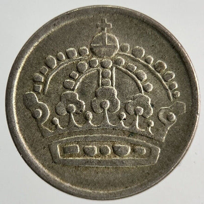 1959 Sweden 10 Ore Silver Coin | Fine Collectable Grade