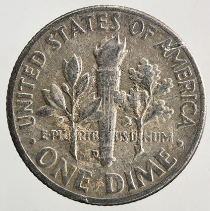 1959-D US USA Roosevelt Dime Silver Coin | Fine Collectable Grade