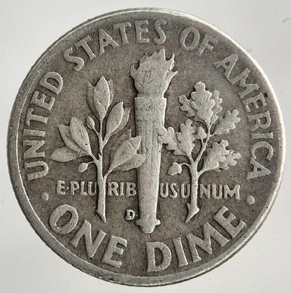 1959-D US USA Roosevelt One Dime Silver Coin | Collectable Grade
