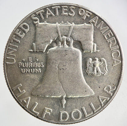 1959 US USA Benjamin Half-Dollar Silver Coin | Fine Collectable Grade