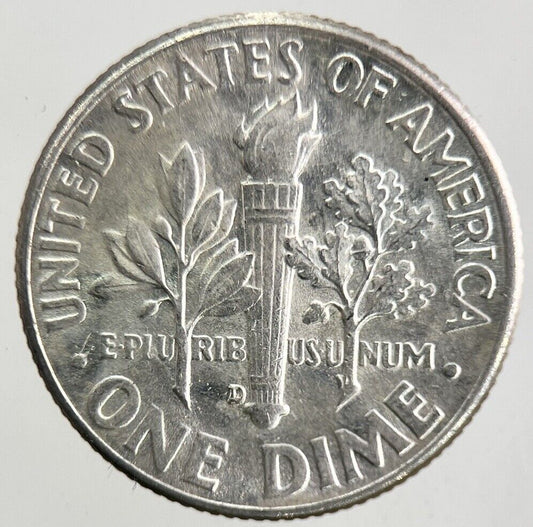 1959-D US USA Roosevelt One Dime Silver Coin | Very High Grade