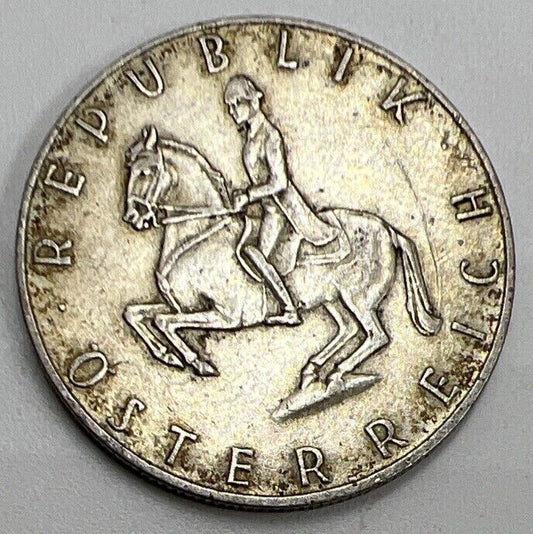 1960 5 Shillings Austria Silver Coin | Collectable Grade | a599
