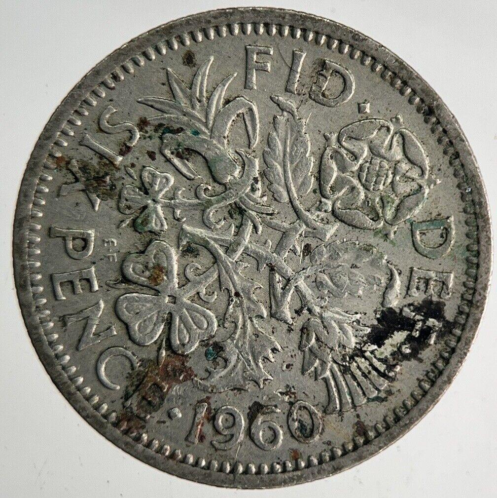 1960 Elizabeth II 2nd Sixpence Coin | Fine Collectable Grade
