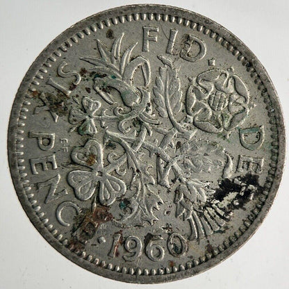 1960 Elizabeth II 2nd Sixpence Coin | Fine Collectable Grade