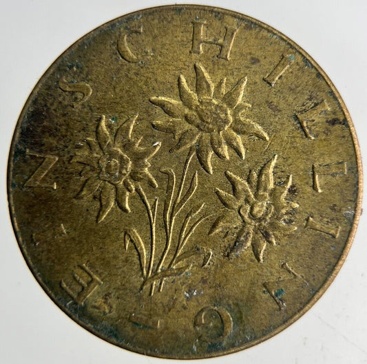 1960 Austria 1 Schilling Coin | Fine Collectable Grade