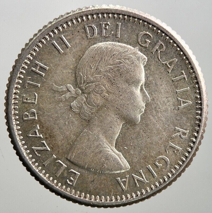 1960 Canadian 10 Cents Silver Coin | Very High Grade | a2947