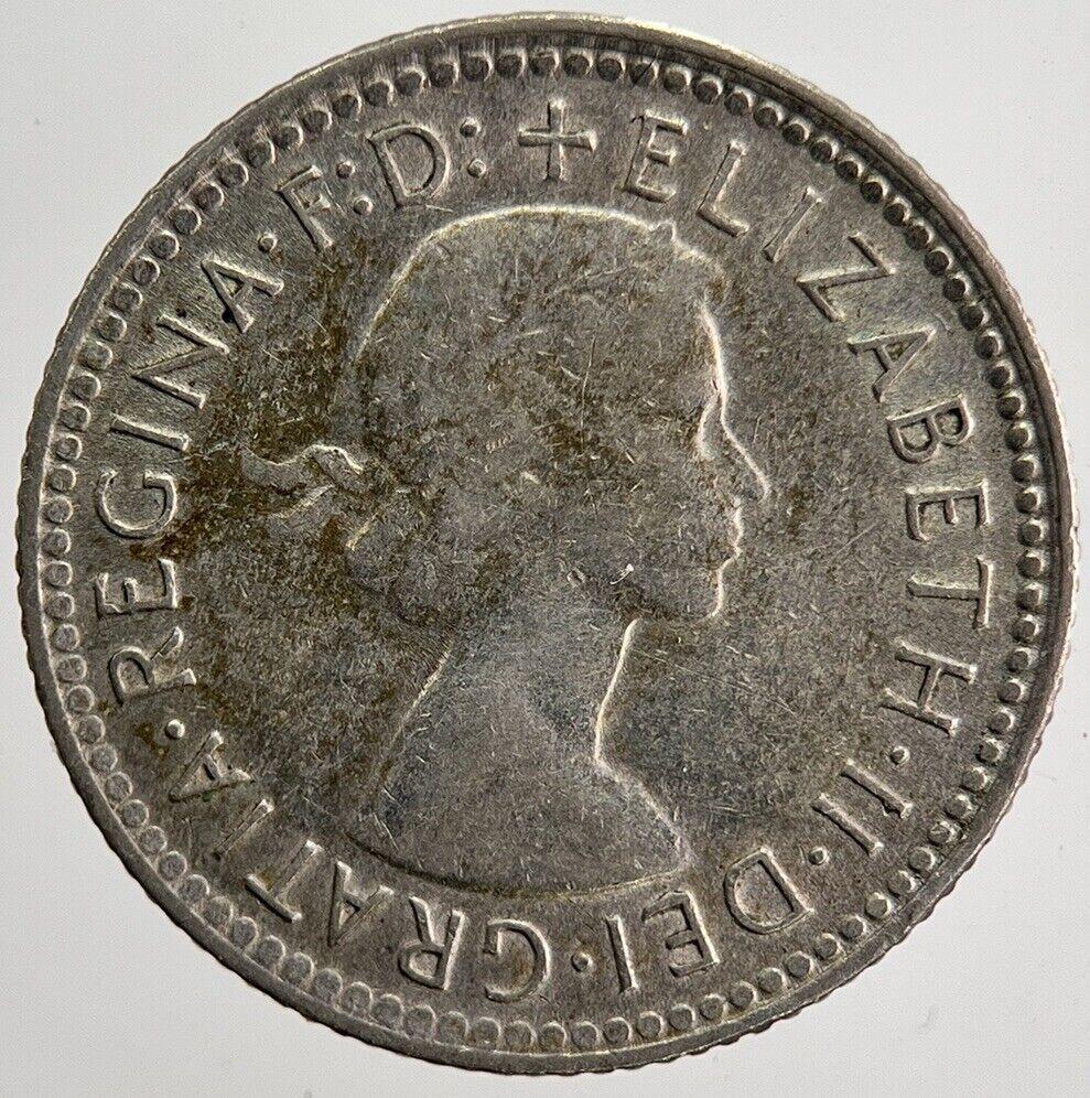 1960 Australia Sixpence Silver Coin | Fine Collectable Grade | a5883