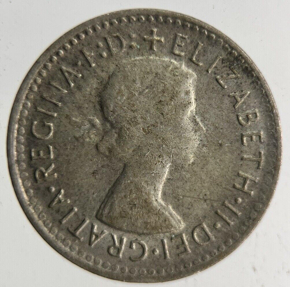 1960 Australia Threepence Silver Coin | Fine Collectable Grade