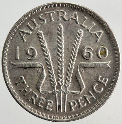 1960 Australia Threepence Silver Coin | Very High Grade