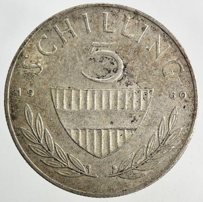 1960 Austria 5 Schilling Silver Coin | Fine Collectable Grade
