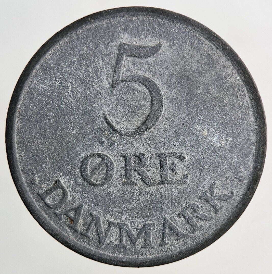 1960 Denmark 5 Ore Coin | Fine Collectable Grade