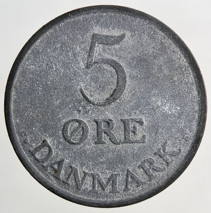 1960 Denmark 5 Ore Coin | Fine Collectable Grade