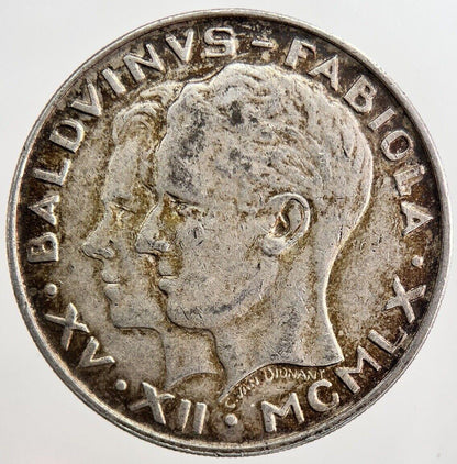 1960 Belgium 50 Franc Silver Coin | Very High Grade | a5601