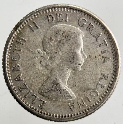 1960 Canada 10 Cents Silver Coin | Fine Collectable Grade